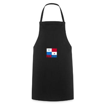 Panama - Tablier de cuisine - noir - Devant - AI Model Male 185 dark (185cm)