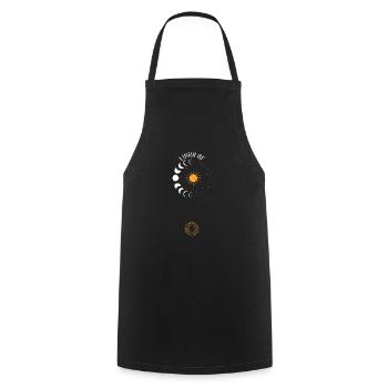 Libra AF - Astrology - Kochschürze - Schwarz - Vorne - AI Model Male 185 dark (185cm)
