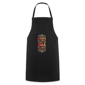 Mama & Oma Familie Mutter Geschenk - Kochschürze - Schwarz - Vorne - AI Model Male 185 dark (185cm)