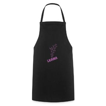 Sports nautiques Luana - Tablier de cuisine - noir - Devant - AI Model Male 185 dark (185cm)
