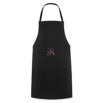 Surf Sonnenuntergang Windsurfen Geschenkidee - Kochschürze - Schwarz - Vorne - AI Model Male 185 dark (185cm)