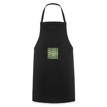 Gift for Joshua - Cooking Apron - black - Front - AI Model Male 185 dark (185cm)