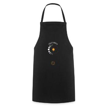 Sagittaire - Astrologie - Tablier de cuisine - noir - Devant - AI Model Male 185 dark (185cm)