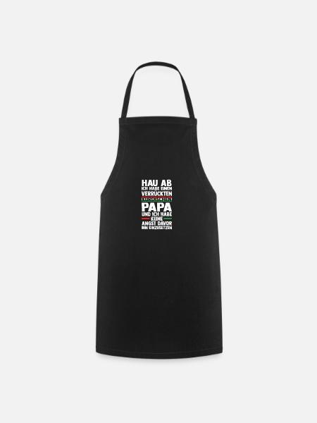 Kurds Dad Father Kurdistan - Cooking Apron - black