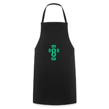 Jesus Christ "good god" belief in God bibelfers - Cooking Apron - black - Front - AI Model Male 185 dark (185cm)