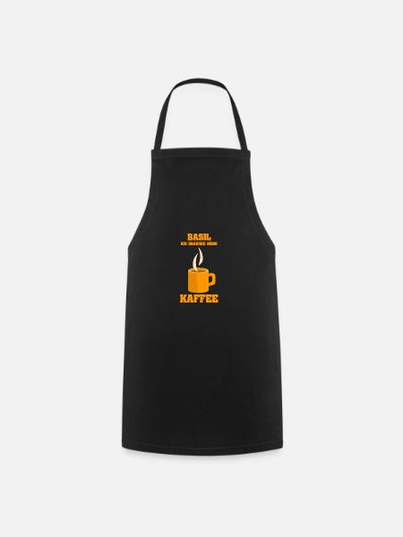 Kaffetasse Basil - Kochschürze - Schwarz