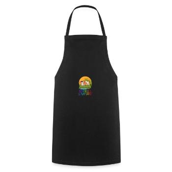 Offizielles Schlafshirt Kuh Schlafanzug - Kochschürze - Schwarz - Vorne - AI Model Male 185 dark (185cm)