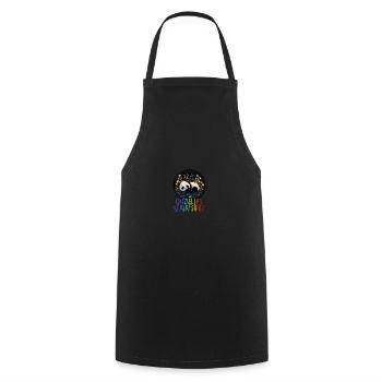 Offizielles Schlafshirt Panda Pandabär Nachtshirt - Kochschürze - Schwarz - Vorne - AI Model Male 185 dark (185cm)