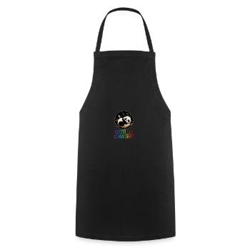 Offizielles Schlafshirt Panda Pandabär Nachtshirt - Kochschürze - Schwarz - Vorne - AI Model Male 185 dark (185cm)