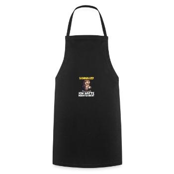 Nachtschicht Kaffee Eule Nachtdienst Schichtarbeit - Kochschürze - Schwarz - Vorne - AI Model Male 185 dark (185cm)