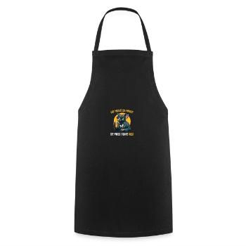 Lustiges Wie macht Maus Bier Party Alkohol - Kochschürze - Schwarz - Vorne - AI Model Male 185 dark (185cm)