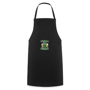 Dichte Fichte Lustiger Spruch Festival Party - Kochschürze - Schwarz - Vorne - AI Model Male 185 dark (185cm)