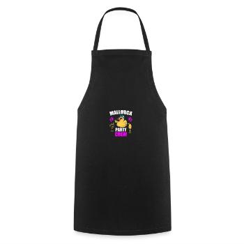 Mallorca Party Crew Spanien Saufen Bier Männer - Kochschürze - Schwarz - Vorne - AI Model Male 185 dark (185cm)