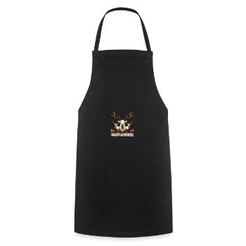 Jäger Waidmannsheil - Kochschürze - Schwarz - Vorne - AI Model Male 185 dark (185cm)