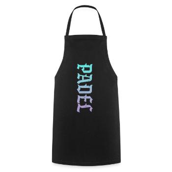 Padel Sport - Tablier de cuisine - noir - Devant - AI Model Male 185 dark (185cm)