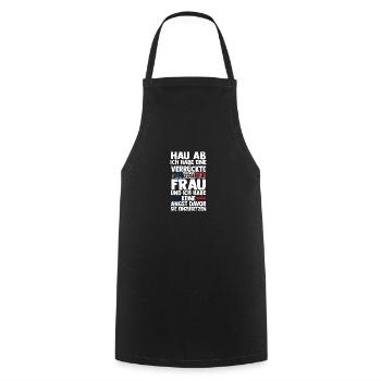 Français Français France - Tablier de cuisine - noir - Devant - AI Model Male 185 dark (185cm)