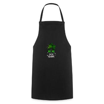 Îles Cocos - Tablier de cuisine - noir - Devant - AI Model Male 185 dark (185cm)