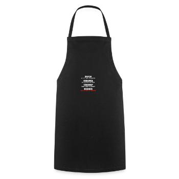 Anti Biden Political Tee For Republican - Cooking Apron - black - Front - AI Model Male 185 dark (185cm)