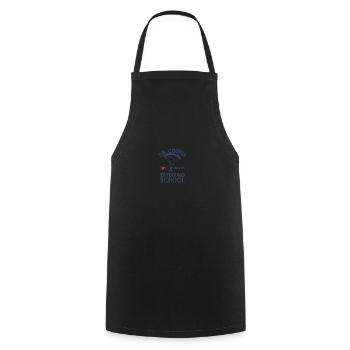 D.B. Cooper Parachute Hijacking Ransom Money - Cooking Apron - black - Front - AI Model Male 185 dark (185cm)