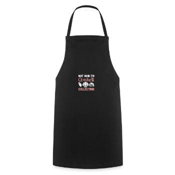 Shelling Seashell Hunter Collecting Seashells - Cooking Apron - black - Front - AI Model Male 185 dark (185cm)
