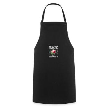 Produits d’ablation de l’utérus Uterus Warrior - Tablier de cuisine - noir - Devant - AI Model Male 185 dark (185cm)