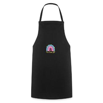 Pro-Choice AF Hex The Patriarchy Feminist - Kochschürze - Schwarz - Vorne - AI Model Male 185 dark (185cm)