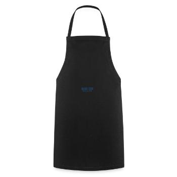 Parc national de Grand Teton Rétro minimaliste - Tablier de cuisine - noir - Devant - AI Model Male 185 dark (185cm)
