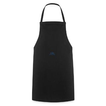 Parc national Acadia Minimaliste Rétro - Tablier de cuisine - noir - Devant - AI Model Male 185 dark (185cm)