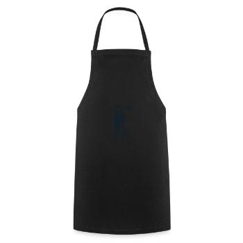 Dormir moins surfer plus - Tablier de cuisine - noir - Devant - AI Model Male 185 dark (185cm)