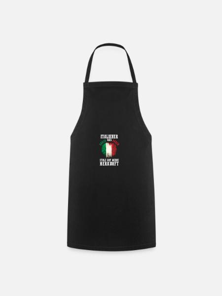 Italiener Italien - Kochschürze - Schwarz