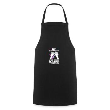 Meilleur ami - Tablier de cuisine - noir - Devant - AI Model Male 185 dark (185cm)