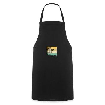 Chimiste - Tablier de cuisine - noir - Devant - AI Model Male 185 dark (185cm)