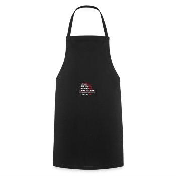 Seul le brassage à domicile n’a pas de fin Bière de brassage de la bière - Tablier de cuisine - noir - Devant - AI Model Male 185 dark (185cm)
