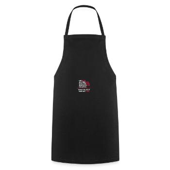 Only Pilates Has No End Pilates Yoga - Cooking Apron - black - Front - AI Model Male 185 dark (185cm)