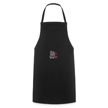 Only Surfing Has No End Surfen Surfer - Cooking Apron - black - Front - AI Model Male 185 dark (185cm)