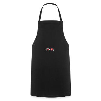 England and Tunisia Tunisian flag Flags - Cooking Apron - black - Front - AI Model Male 185 dark (185cm)