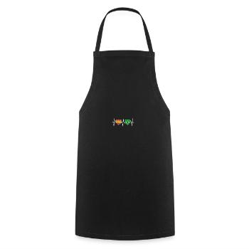 Spain and Brazil Brazilian Flag Flags - Cooking Apron - black - Front - AI Model Male 185 dark (185cm)