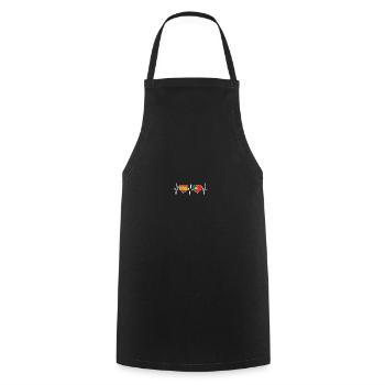 Espagne et Portugal Drapeau portugais Drapeaux - Tablier de cuisine - noir - Devant - AI Model Male 185 dark (185cm)