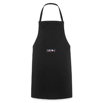 USA and Philippines Philippine Flag Flags - Cooking Apron - black - Front - AI Model Male 185 dark (185cm)