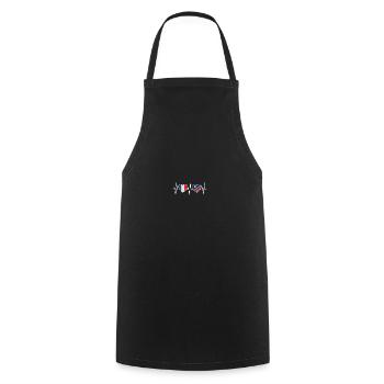 France and Namibia Namibian flag Flag - Cooking Apron - black - Front - AI Model Male 185 dark (185cm)
