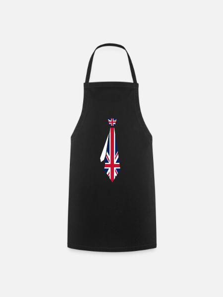 Krawatte Great Britain - Kochschürze - Schwarz