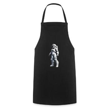 Astronaut - Profession Design Sticker - Cooking Apron - black - Front - AI Model Male 185 dark (185cm)