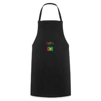 How can life get better than this - Tablier de cuisine - noir - Devant - AI Model Male 185 dark (185cm)