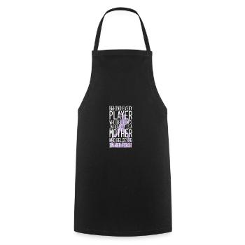 Softball - Cooking Apron - black - Front - AI Model Male 185 dark (185cm)