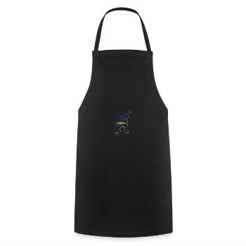 Darius comme nom - Tablier de cuisine - noir - Devant - AI Model Male 185 dark (185cm)