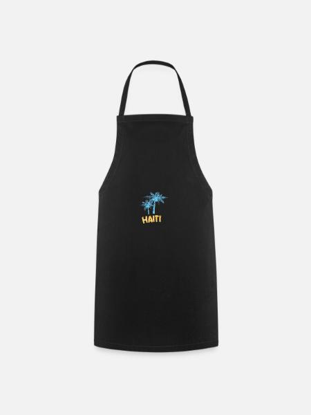 Haïti comme Haïti - Tablier de cuisine - noir