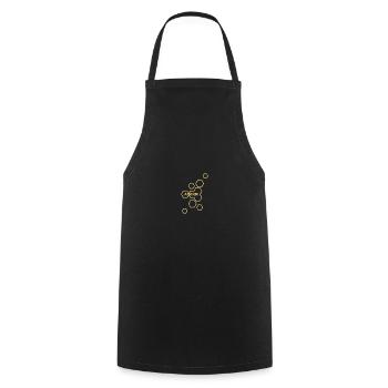 Nom : Anakin - Tablier de cuisine - noir - Devant - AI Model Male 185 dark (185cm)