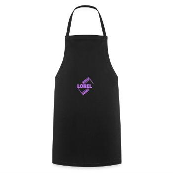 Sugardaddy Lorel - Kochschürze - Schwarz - Vorne - AI Model Male 185 dark (185cm)