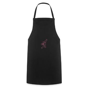 Gift for David - Cooking Apron - black - Front - AI Model Male 185 dark (185cm)