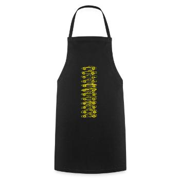 Lambo evolution - Cooking Apron - black - Front - AI Model Male 185 dark (185cm)
